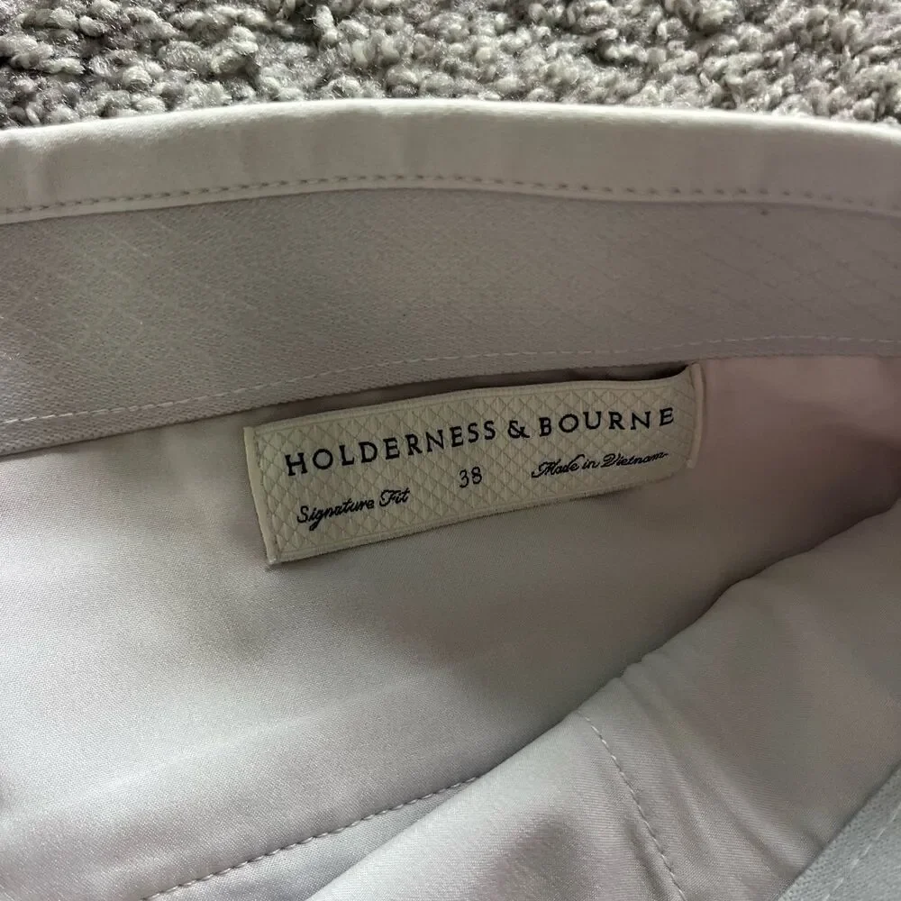 Holderness & Bourne Harwood Shorts Chino Golf Stretch Stone Grey Mens 38 9”